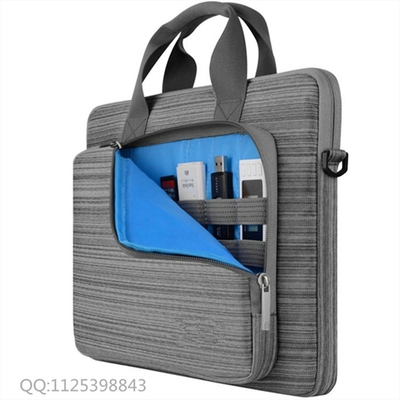 El ordenador portátil para hombre de nylon ajustable del mensajero empaqueta el color gris para el Macbook Pro