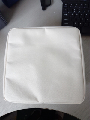 Bolso de lazo blanco de encargo grande, bolsos de lazo de nylon 20*8 cm