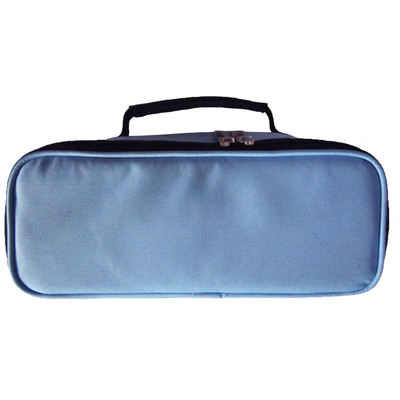 Pequeña cremallera azul del doble de la bolsa de herramientas del viaje/del equipo de herramienta de Oxford por completo
